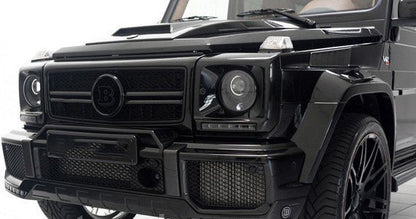 Headlight covers with LED (6 diodes, set) for Mercedes G сlass W463 1990-2018 - image 5