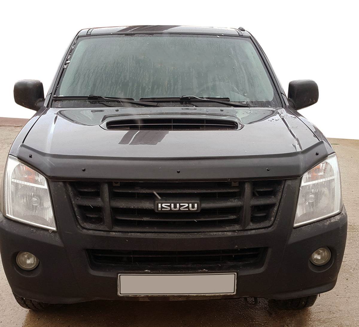 The hood deflector 2006-2011 (EuroCap) for Isuzu D-Max 2002-2011 - Reelken Auto