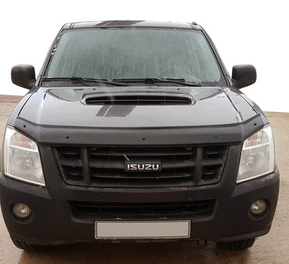 The hood deflector 2006-2011 (EuroCap) for Isuzu D-Max 2002-2011 - Reelken Auto