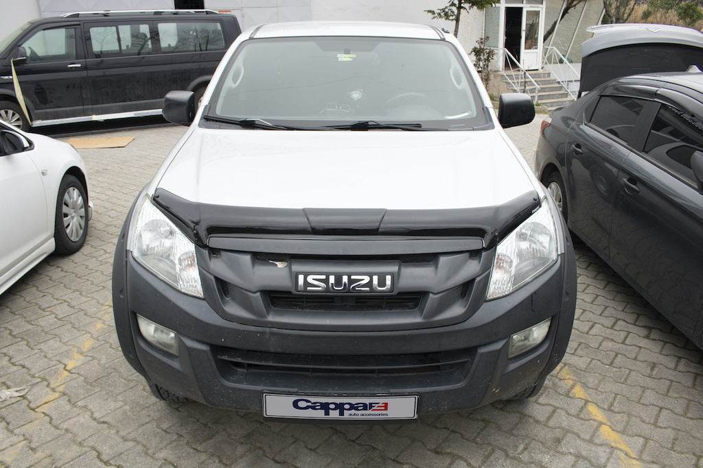 The hood deflector (EuroCap) for Isuzu D-Max 2011-2019 - Reelken Auto