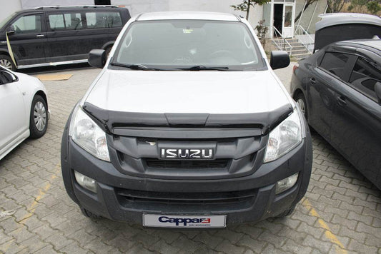 The hood deflector (EuroCap) for Isuzu D-Max 2011-2019 - Reelken Auto