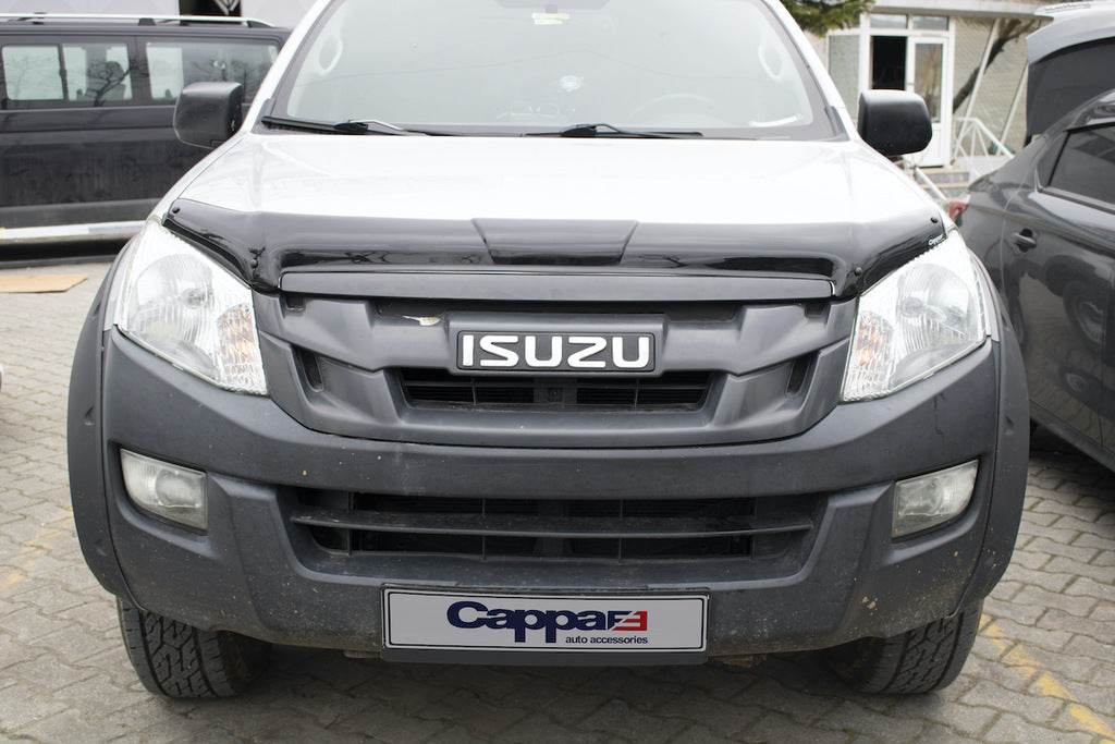 The hood deflector (EuroCap) for Isuzu D-Max 2011-2019 - Reelken Auto