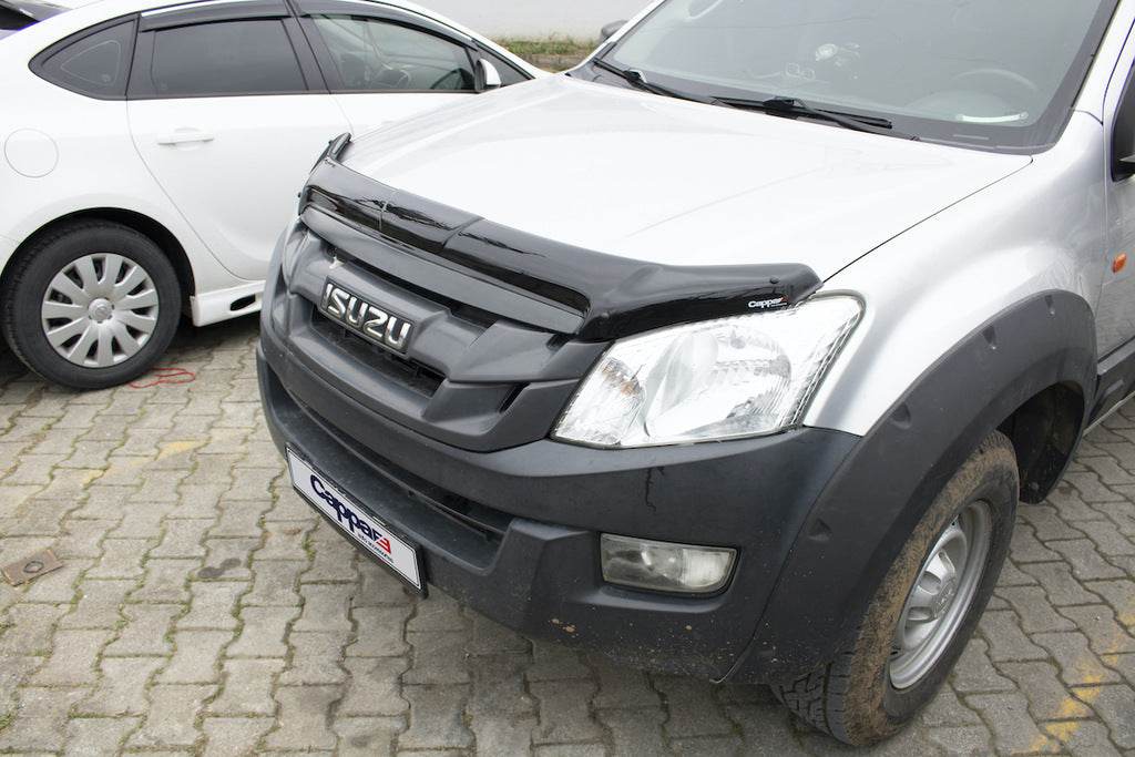 The hood deflector (EuroCap) for Isuzu D-Max 2011-2019 - Reelken Auto