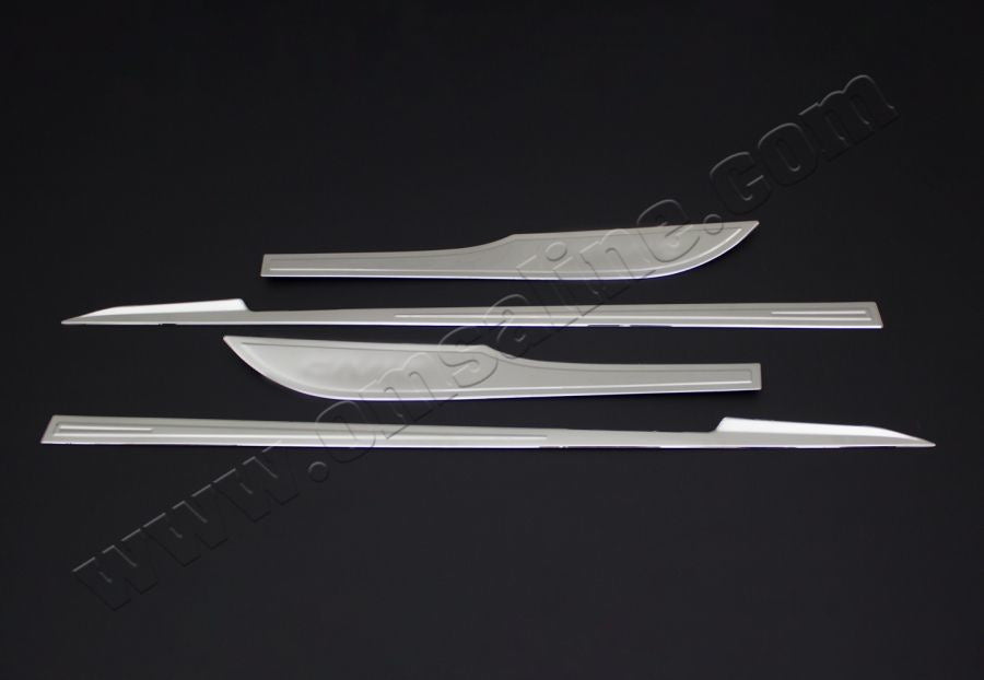 Door Mouldings V2 (4 pcs, Stainless Steel) for Honda Civic Sedan X 2016-2021 - image 2