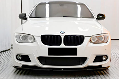 Front Lip Spoiler DPT (for M-Sport 2010-2013, Gloss Black) for BMW 3 Series E92/E93 2006–2013 - image 1
