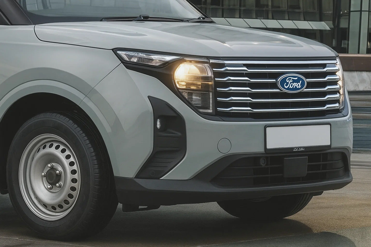 Chrome Grille Covers (Stainless Steel) for Ford Courier 2023- - image 1