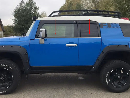 Stainless Steel Window Lower Trim (4 pcs) for Toyota FJ Cruiser 2006-2022 - image 1