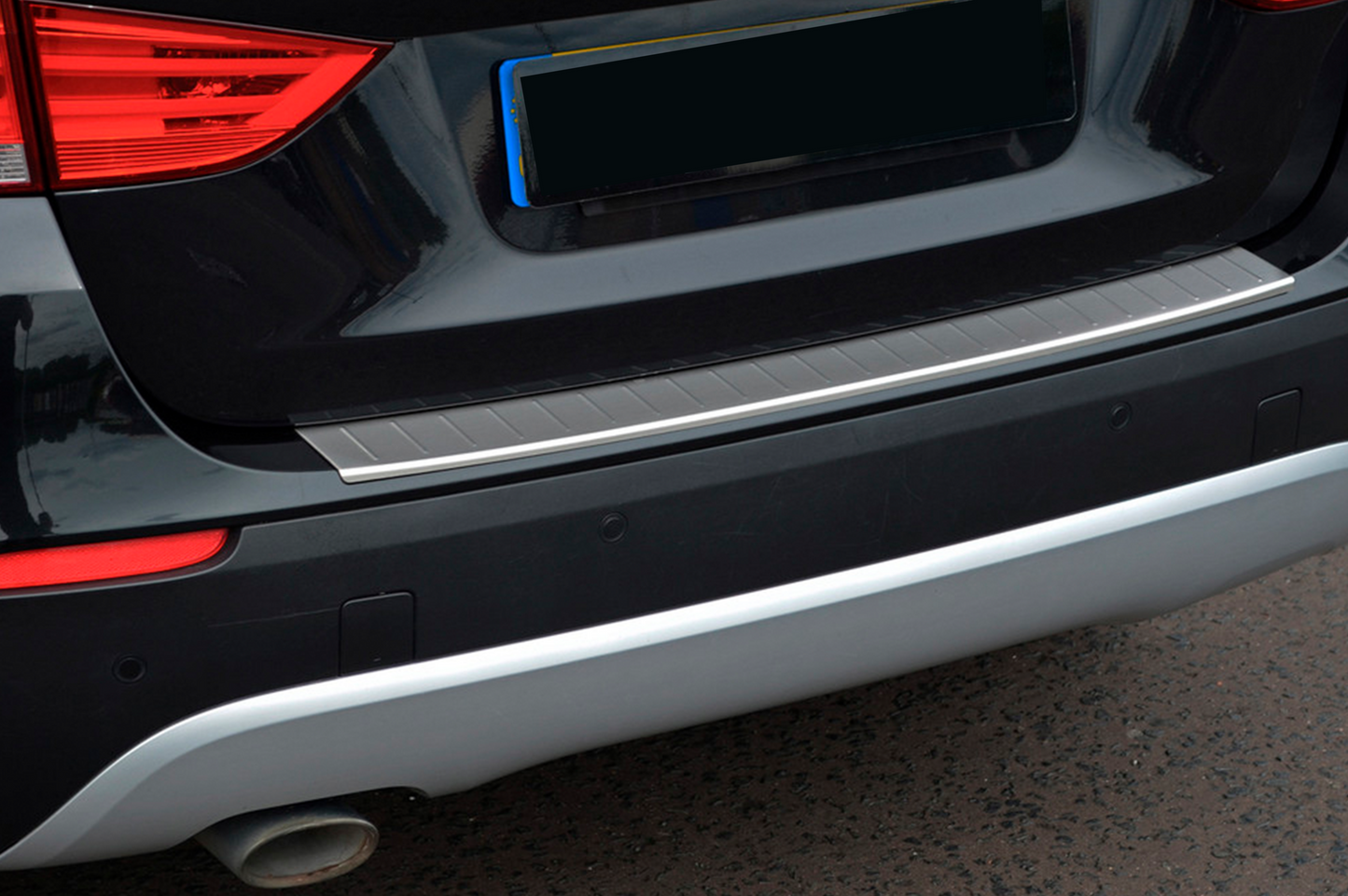 Rear Bumper Protector OmsaLine Stainless Steel for BMW X1 E84 2009-2015 - image 5