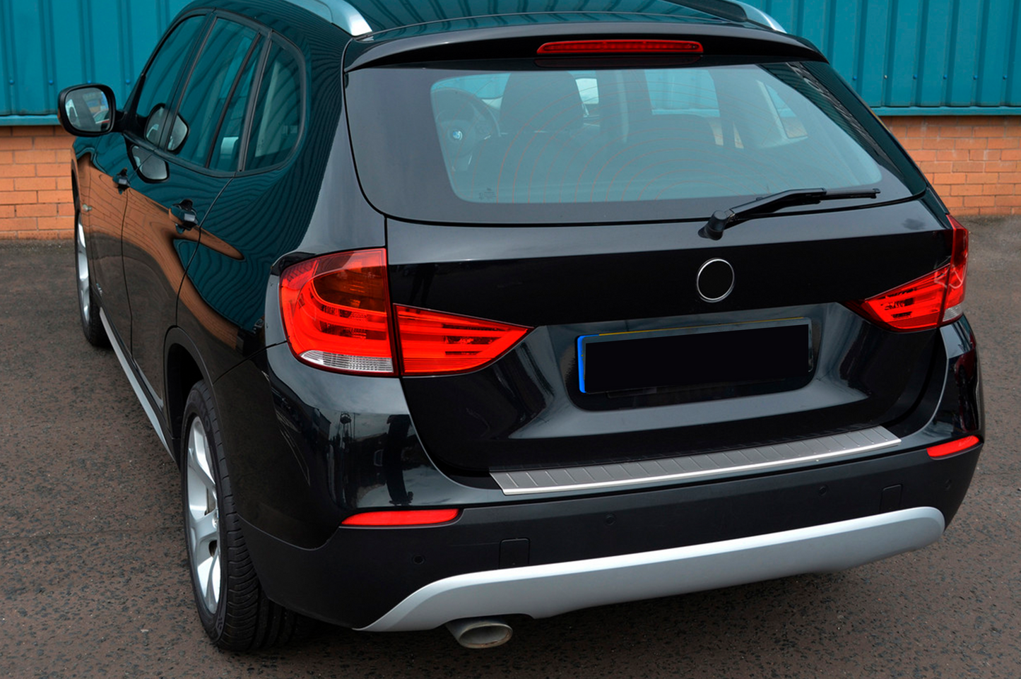 Rear Bumper Protector OmsaLine Stainless Steel for BMW X1 E84 2009-2015 - image 2