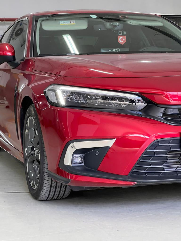 Fog light covers (2 pcs, stainless steel) for Honda Civic Sedan 2021- - image 2