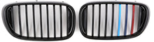 Kidney Grilles 1 Bar (2016-2019, M-Color) for BMW 7 Series G11/G12 2015-2022 - image 2