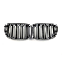 Kidneys M-Look (Gloss Black with Chrome Trim) for BMW X1 E84 2009-2015 - image 2