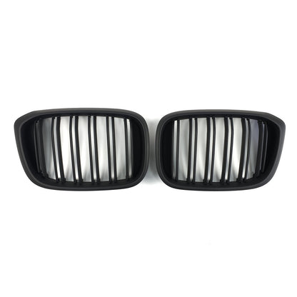 Kidney Grilles M-Look (2018-2021, Matte Black) for BMW X4 G02 2018- - image 2