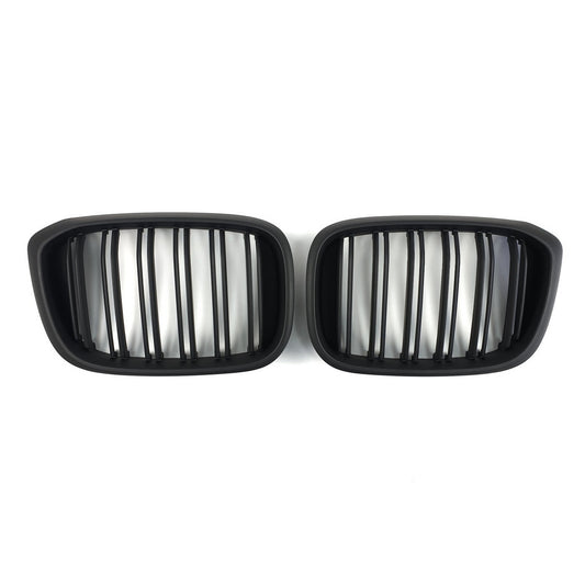 Kidney Grilles M-Look (2018-2021, Matte Black) for BMW X4 G02 2018- - image 2