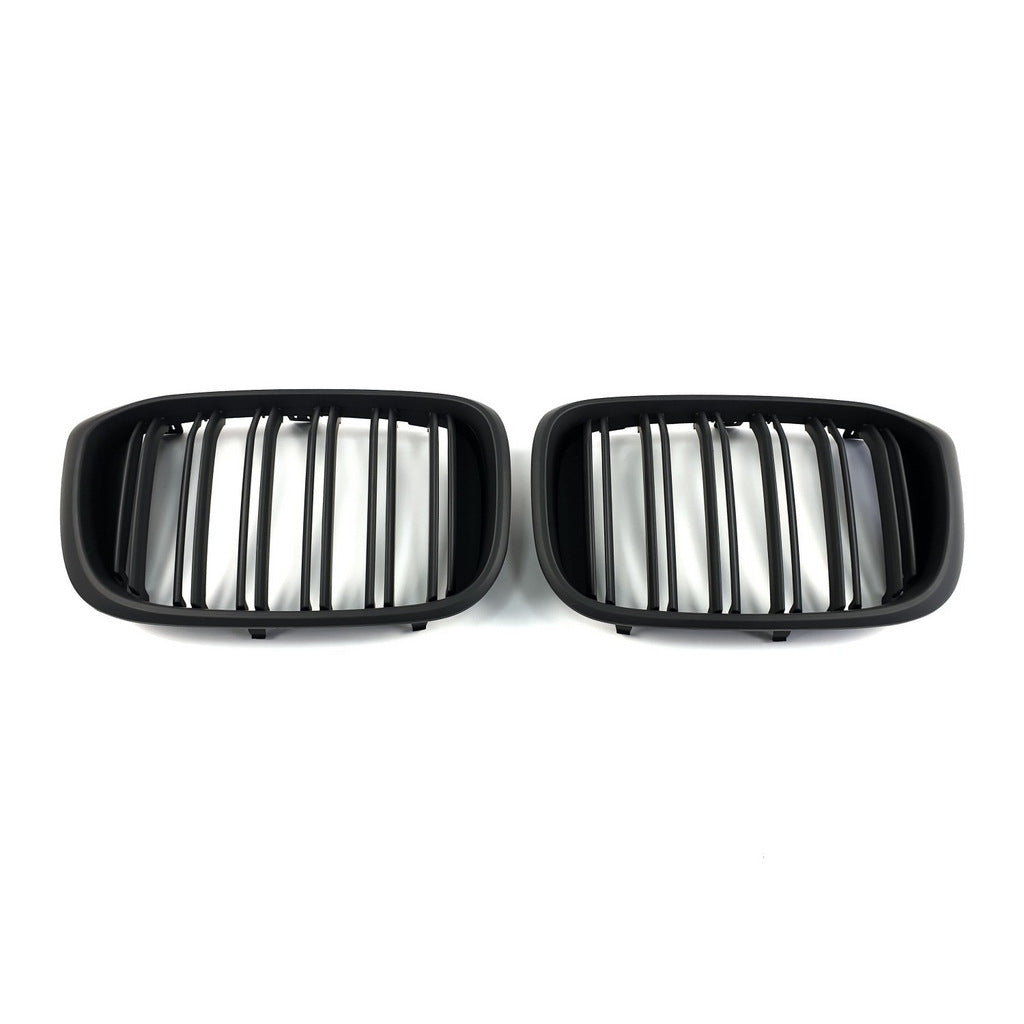 Kidney Grilles M-Look (2018-2021, Matte Black) for BMW X3 G01 2018- - image 4