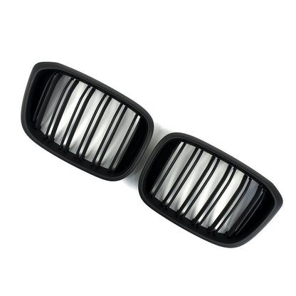 Kidney Grilles M-Look (2018-2021, Matte Black) for BMW X4 G02 2018- - image 3
