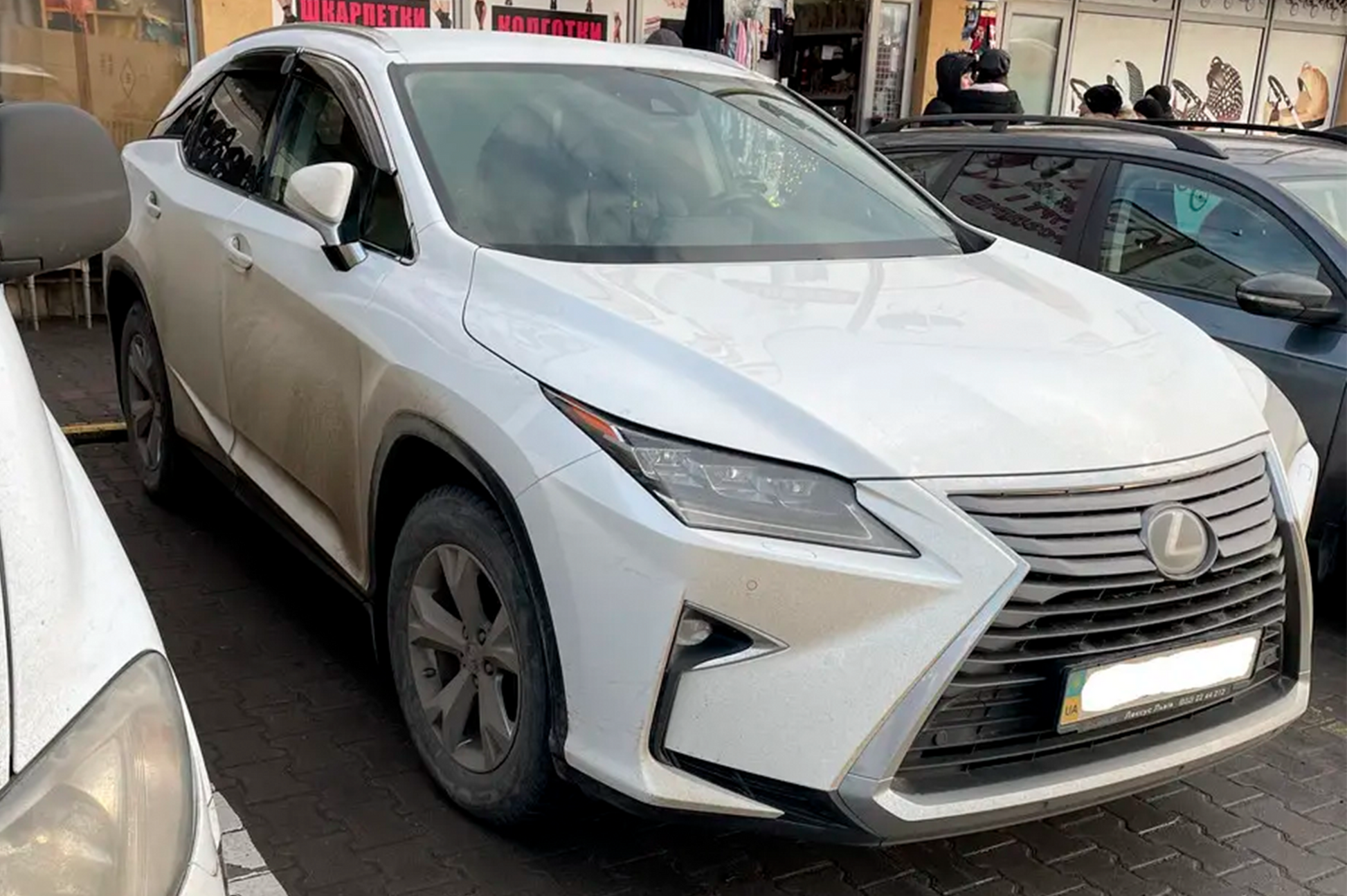 Window deflectors with chrome trim LONG (4 pcs, HIC) for Lexus RX 2016-2022 - image 3