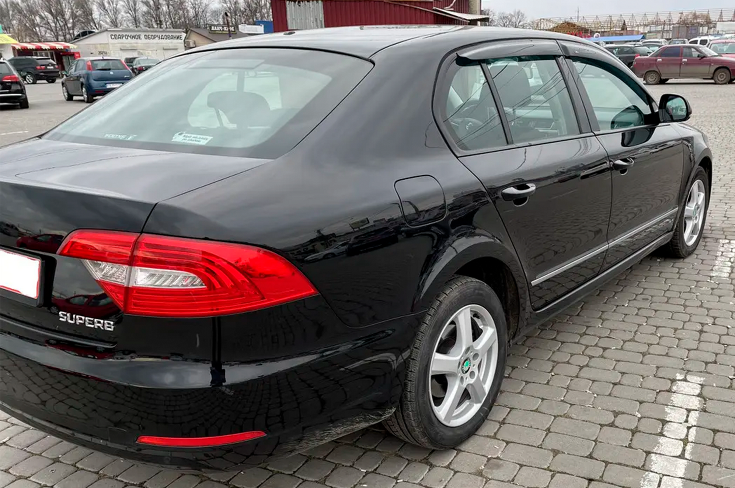 Window Deflectors SD (4 pcs, HIC) for Skoda Superb 2009-2015 - image 3