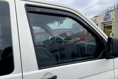 In-channel window deflectors (2 pcs, HIC) for Volkswagen T5 Caravelle 2004-2010 - image 10