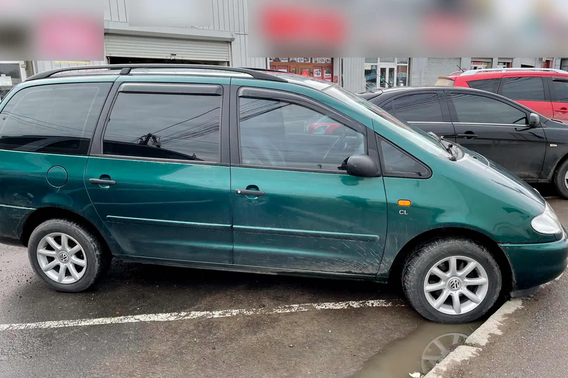 Window Deflectors (4 pcs, HIC) for Volkswagen Sharan 1995-2010 - image 1