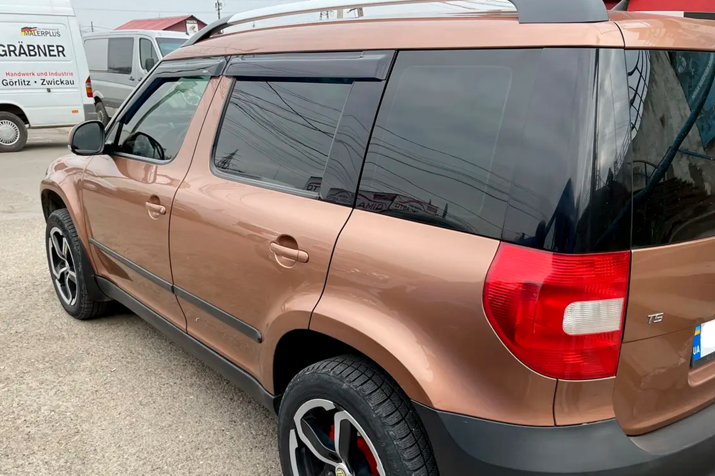 Window Deflectors (4 pcs, HIC) for Skoda Yeti 2009-2017 - image 2