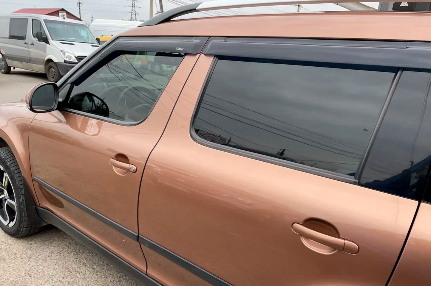 Window Deflectors (4 pcs, HIC) for Skoda Yeti 2009-2017 - image 3