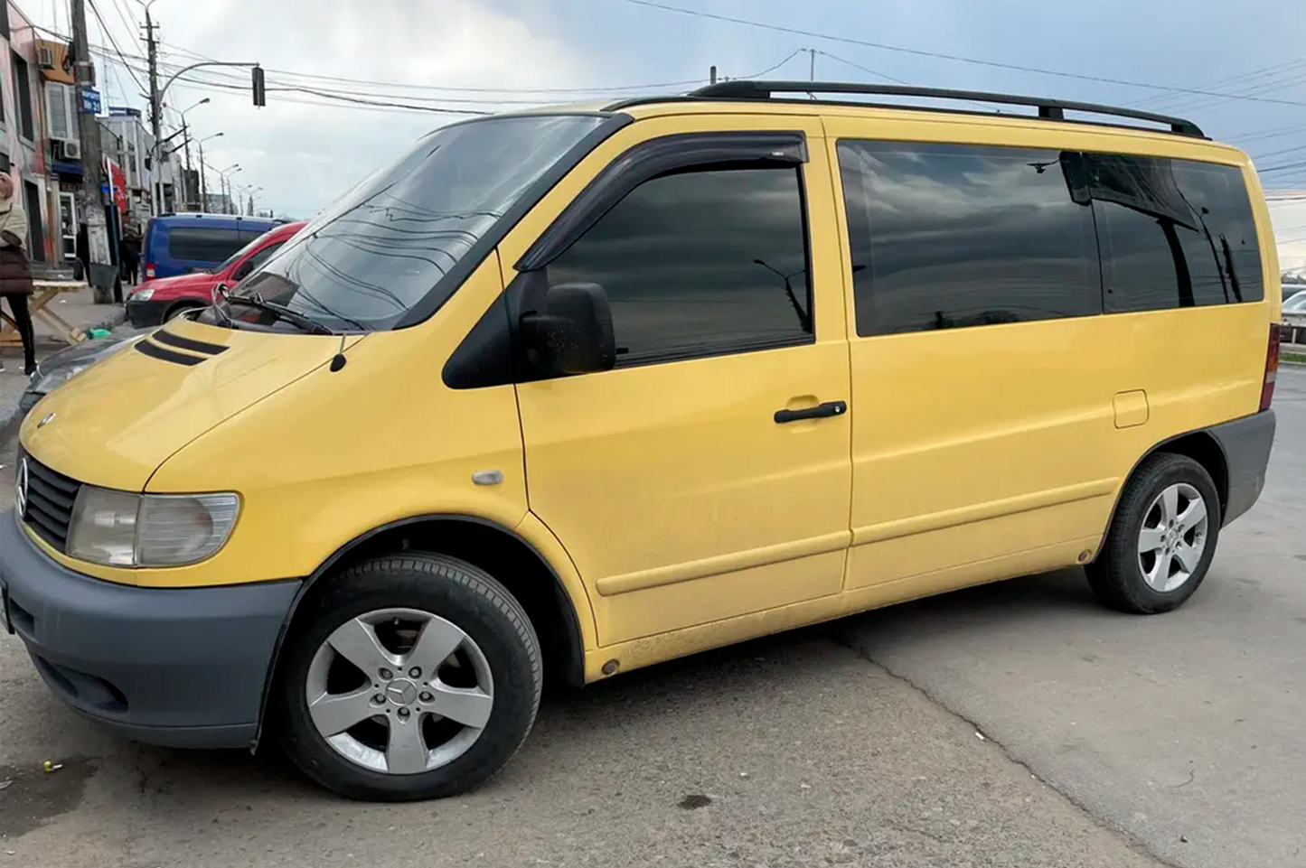 Window Deflectors (2 pcs, HIC) for Mercedes Vito W638 1996-2003 - image 8