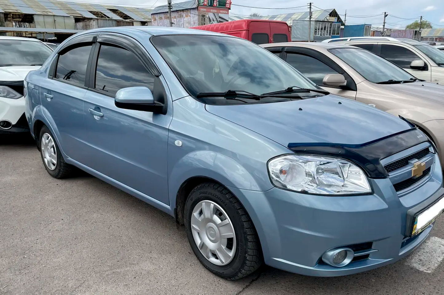 Window Deflectors SD (4 pcs, HIC) for Chevrolet Aveo T250 2005-2011 - image 1