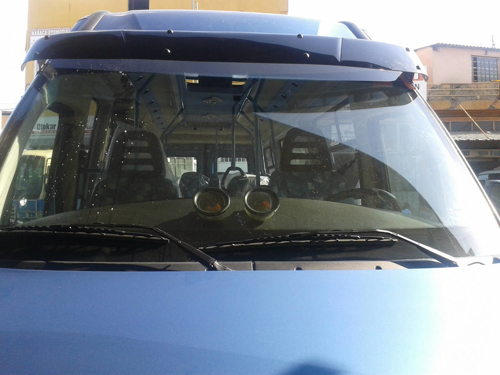 Windshield visor V1 (black gloss, 5mm) for Iveco Daily 2006-2014 - image 2
