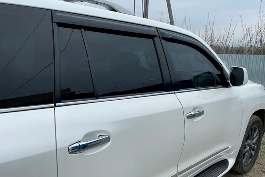 Window Deflectors 8 cm (4 pcs, HIC) for Lexus LX570/450d 2008-2022 - image 1