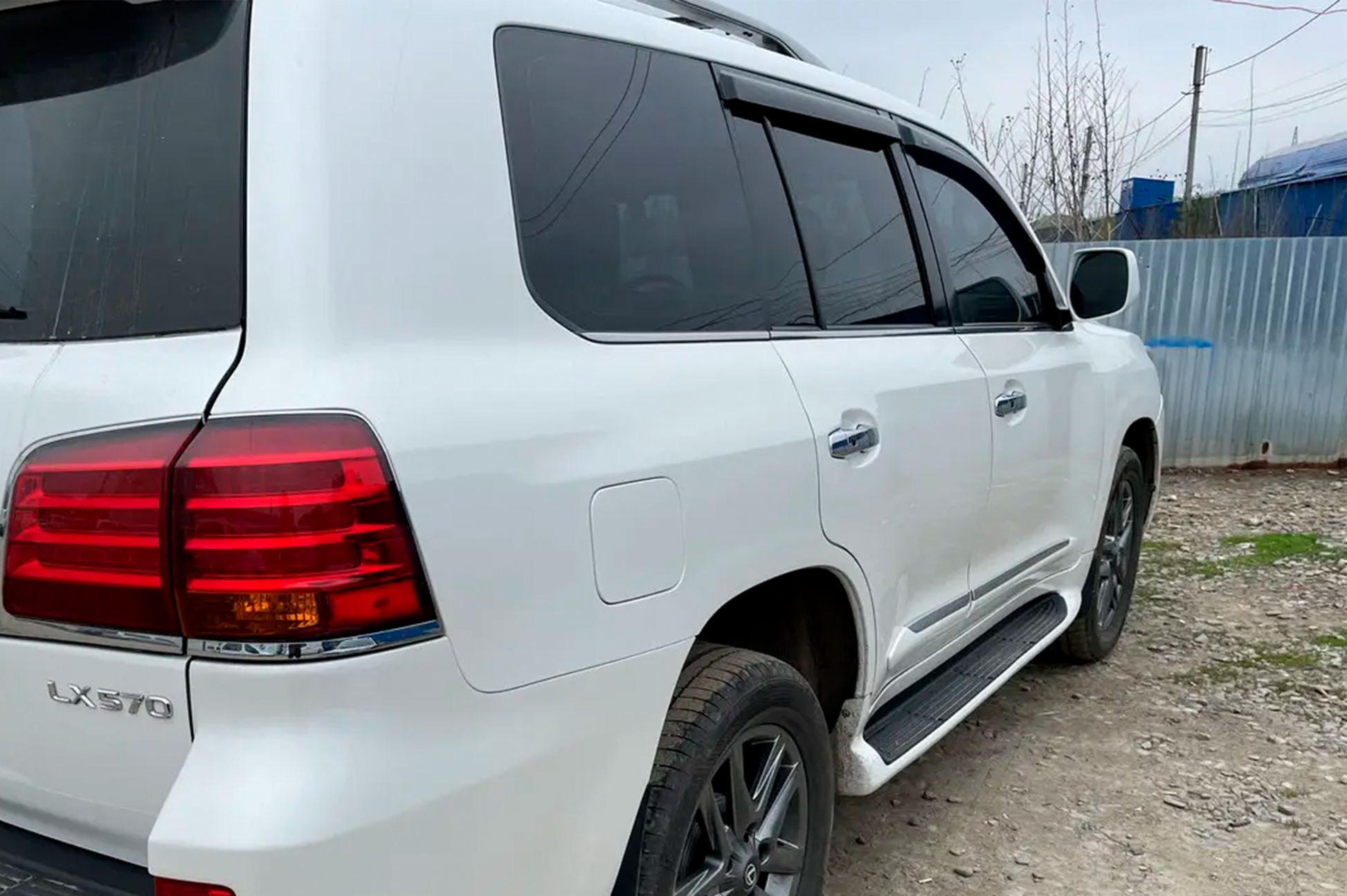 Window Deflectors 8 cm (4 pcs, HIC) for Lexus LX570/450d 2008-2022 - image 2