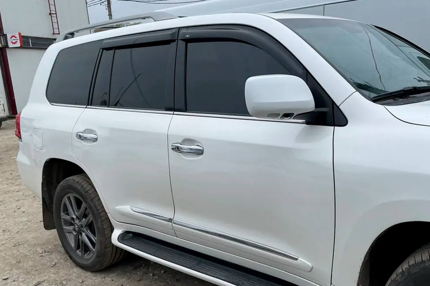 Window Deflectors 8 cm (4 pcs, HIC) for Lexus LX570/450d 2008-2022 - image 4