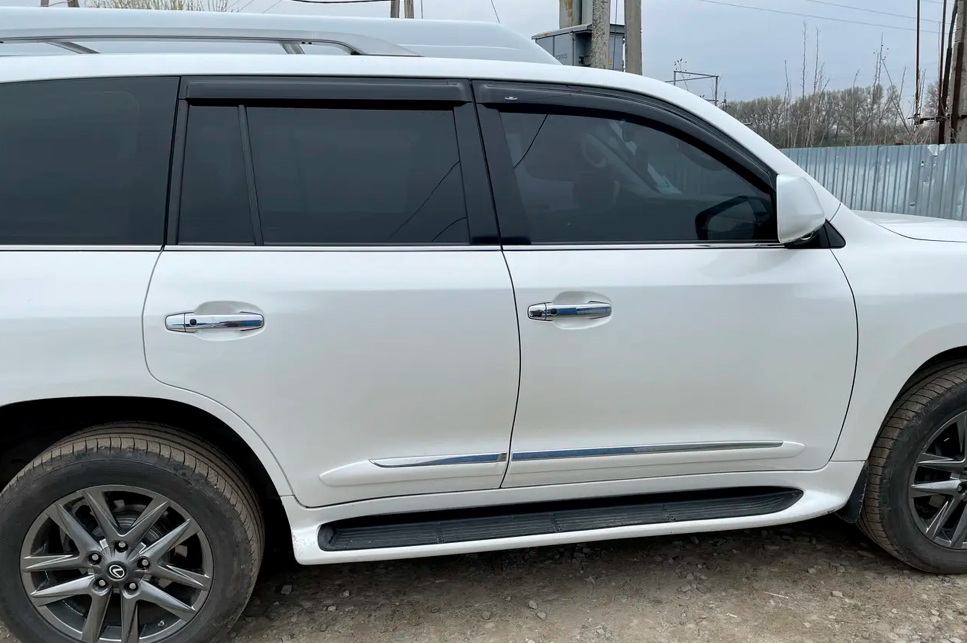 Window Deflectors 8 cm (4 pcs, HIC) for Lexus LX570/450d 2008-2022 - image 6