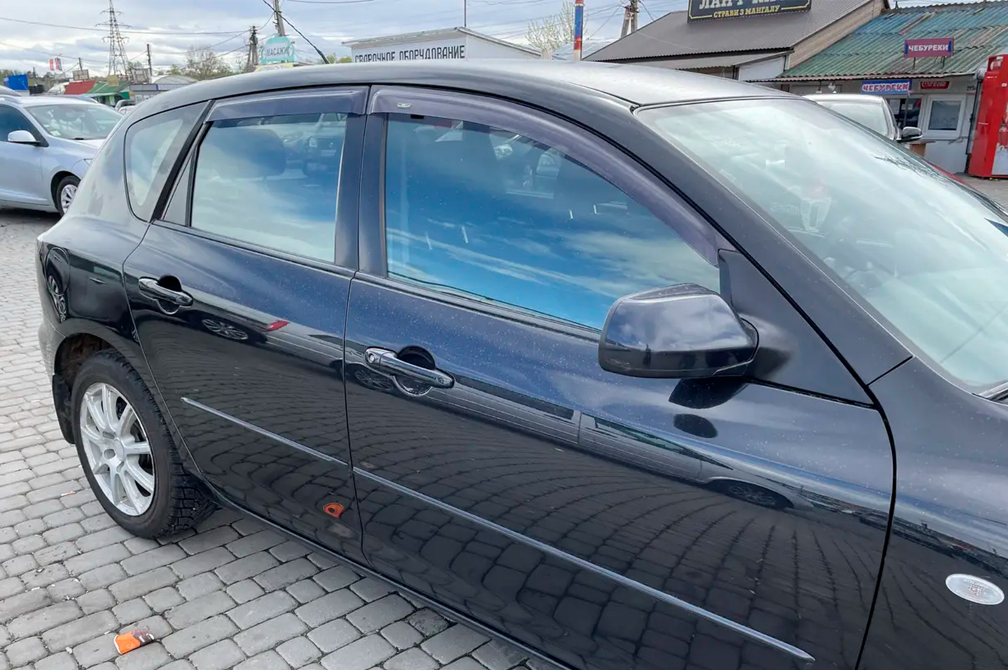 Window Deflectors HB (4 pcs, HIC) for Mazda 3 2003-2009 - image 4