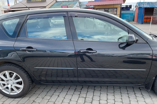 Window Deflectors HB (4 pcs, HIC) for Mazda 3 2003-2009 - image 1