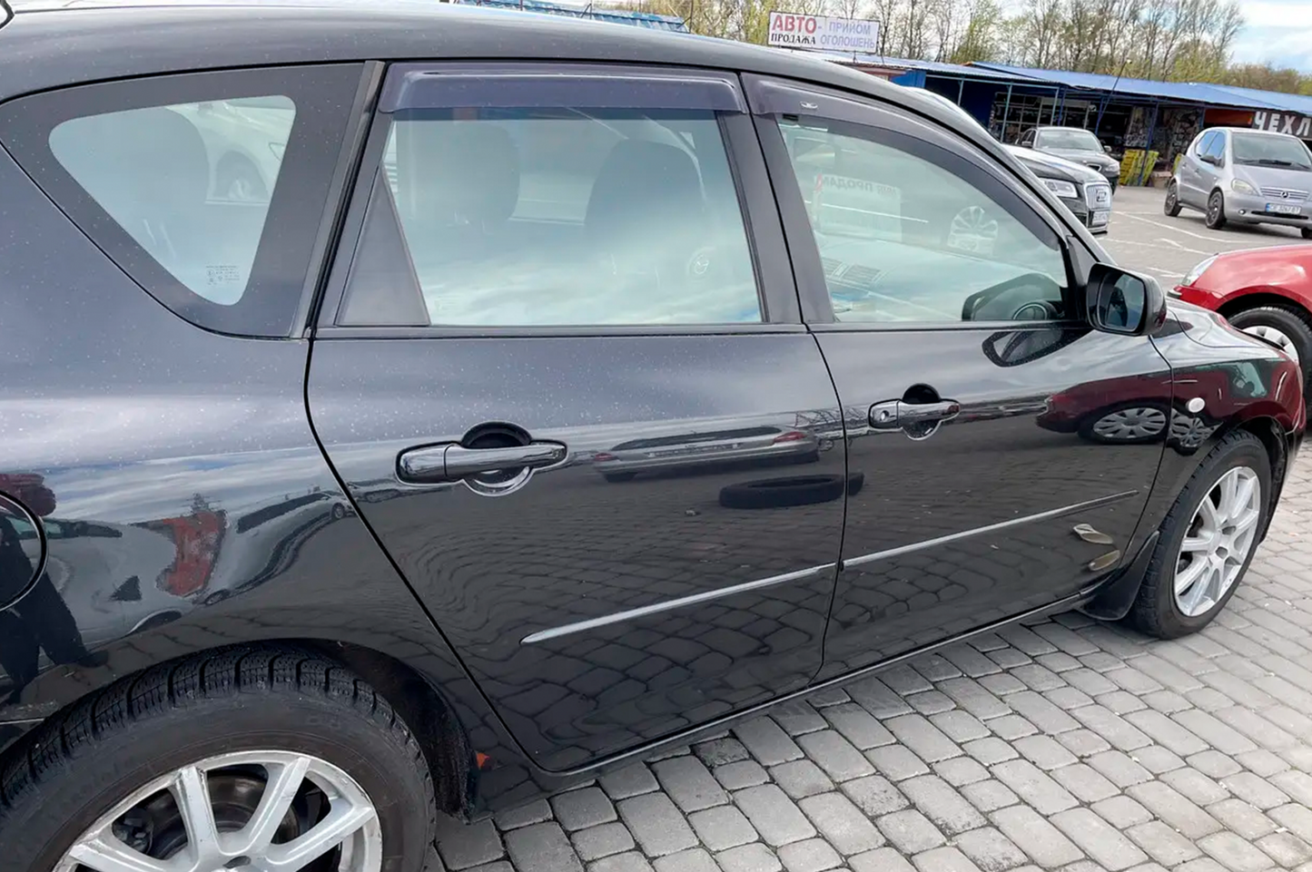 Window Deflectors HB (4 pcs, HIC) for Mazda 3 2003-2009 - image 2