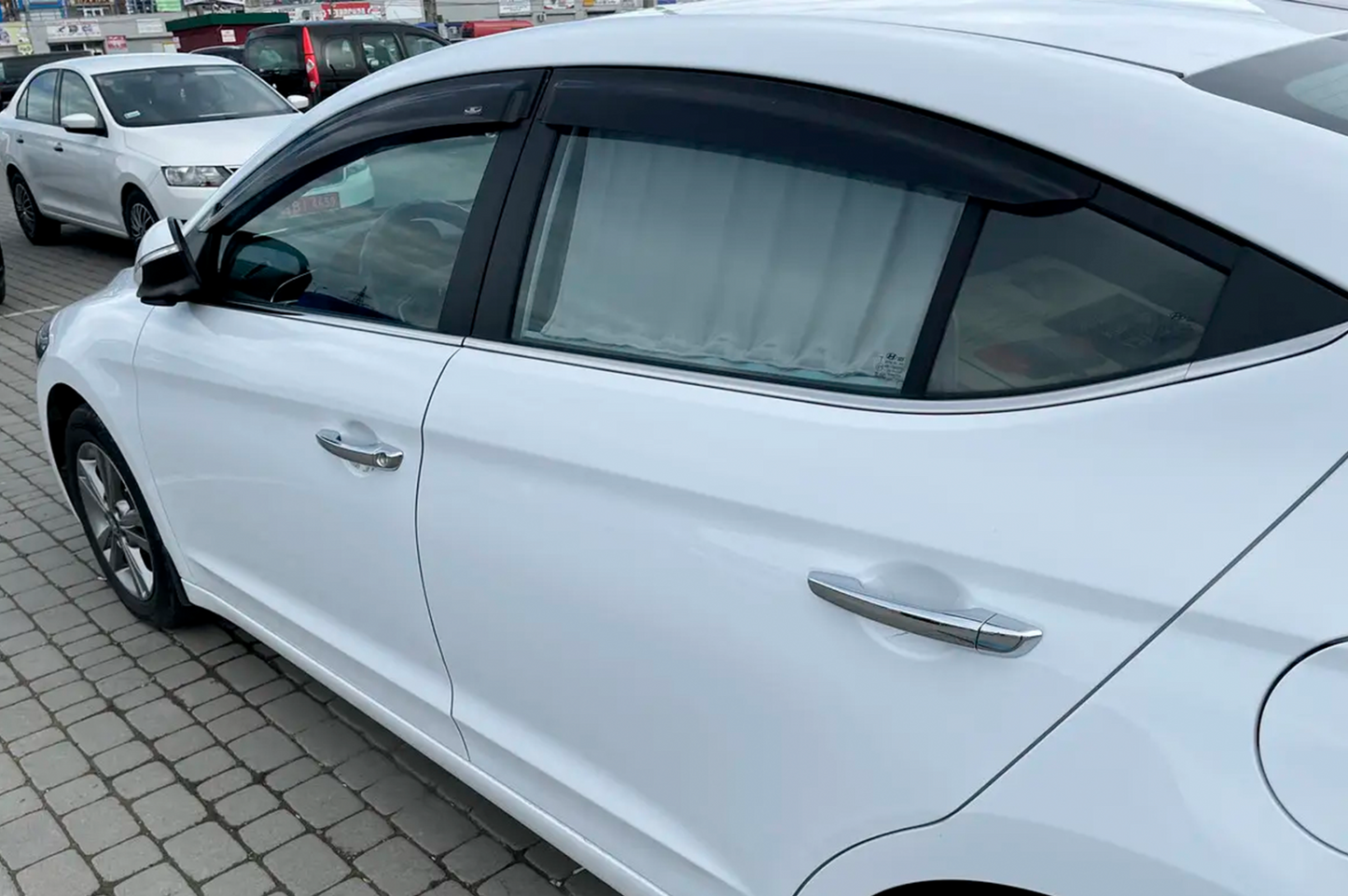 Window Deflectors (4 pcs, HIC) for Hyundai Elantra (AD) 2015-2020 - image 2
