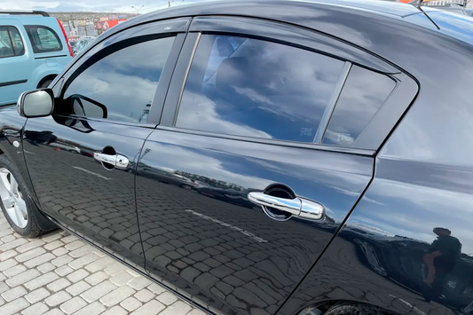 Window Deflectors SD (4 pcs, HIC) for Mazda 3 2003-2009 - image 1
