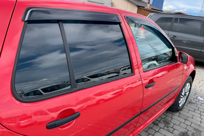 Window Deflectors HB (4 pcs, HIC) for Volkswagen Golf 4 1997-2006 - image 4
