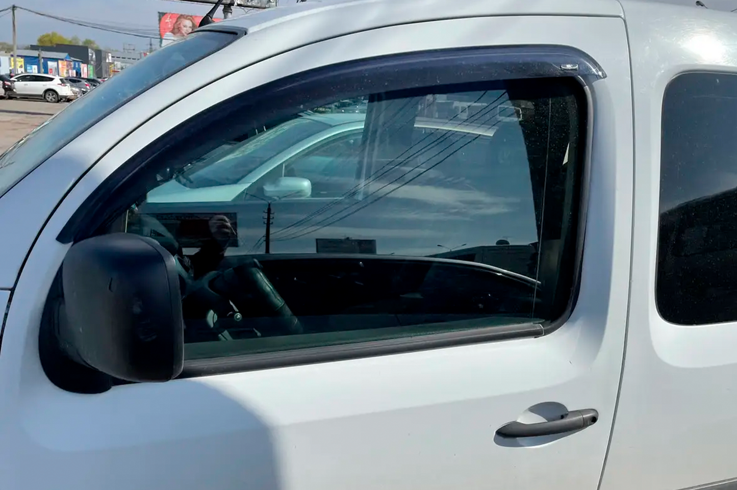 Window Deflectors (2 pcs, HIC) for Renault Kangoo 2008-2020 - image 3