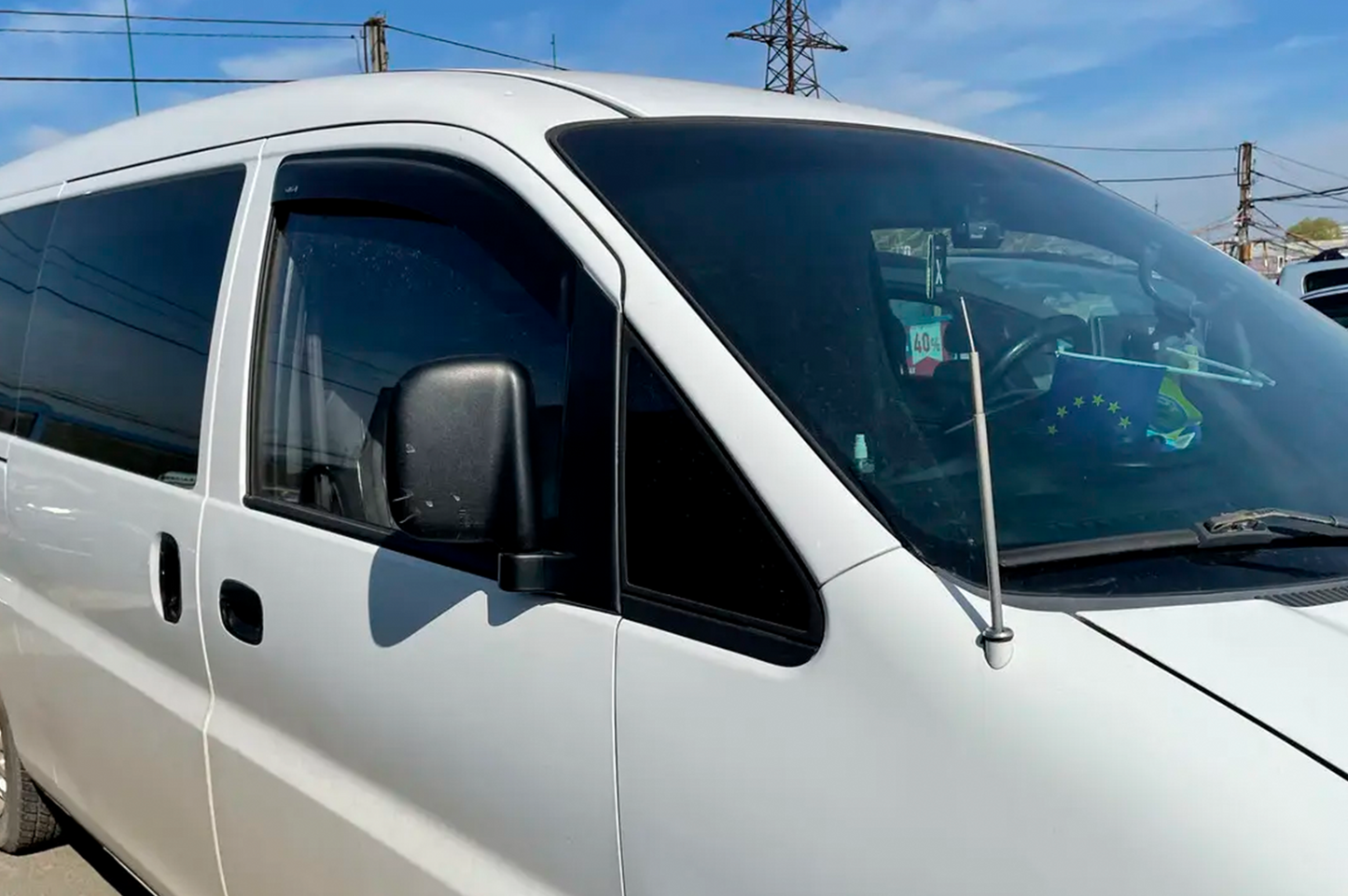 Window Deflectors (2 pcs, HIC) for Hyundai H200, H1, Starex 1998-2007 - image 1