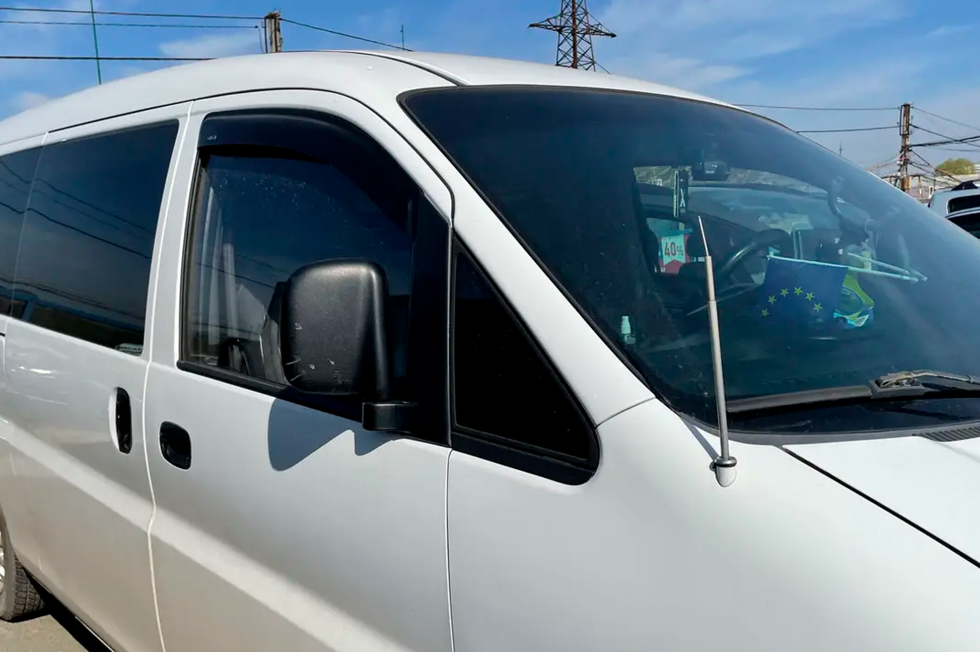 Window Deflectors (2 pcs, HIC) for Hyundai H200, H1, Starex 1998-2007 - image 1