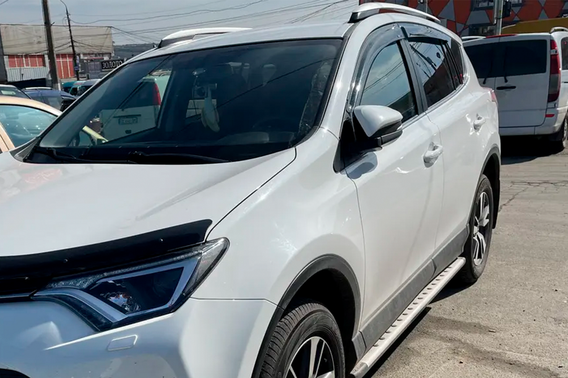 Window Deflectors (4 pcs, HIC) for Toyota Rav 4 2013-2018 - image 1