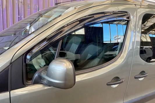 Window Deflectors (2 pcs, HIC) for Citroen Berlingo 2008-2018 - image 2