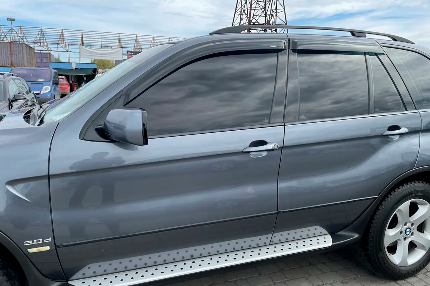 Window Deflectors (4 pcs, HIC) for BMW X5 E53 1999-2006 - image 2