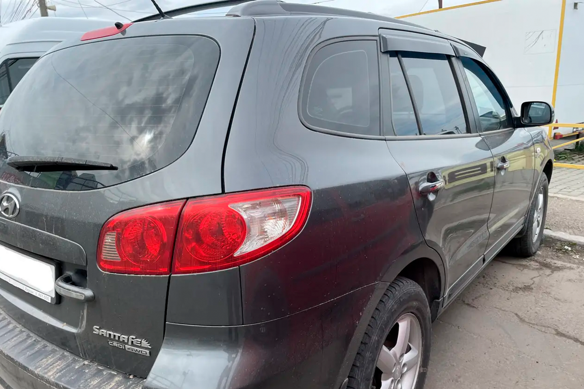 Window Deflectors (4 pcs, HIC) for Hyundai Santa Fe 2 2006-2012 - image 2