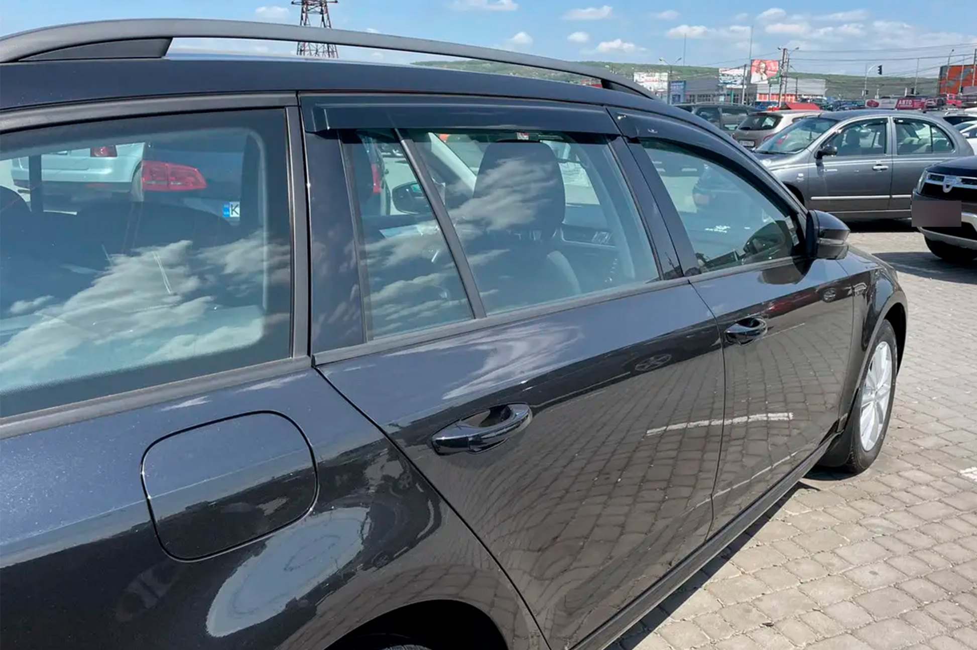 Window Deflectors SW (4 pcs, HIC) for Skoda Octavia III A7 2013-2019 - image 1