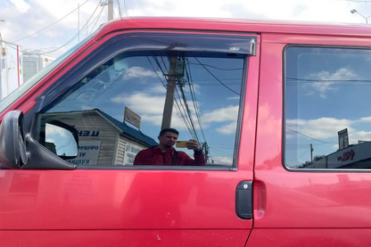 Window Deflectors (2 pcs, HIC) for Volkswagen T4 Caravelle/Multivan 1990-2003 - image 7