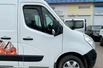 In-channel window deflectors (2 pcs, HIC) for Opel Movano 2010-2021 - image 7