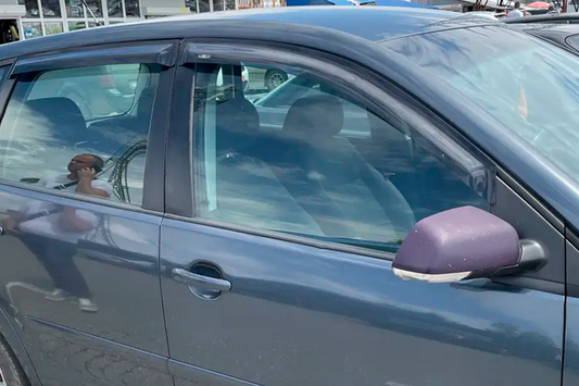 Window Deflectors (SD, 4 pcs, DPT) for Volkswagen Passat B8 2015-2023 - image 1